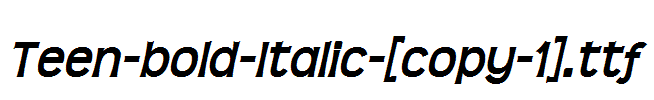 Teen-bold-Italic-[copy-1]